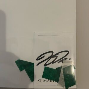 St. Martin's Green and White Stationery Set